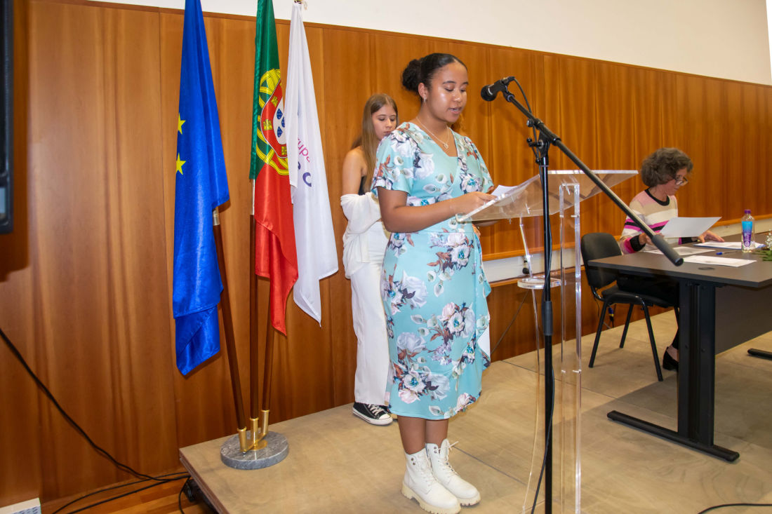 Imagem da cerimónia melhores alunos 2023