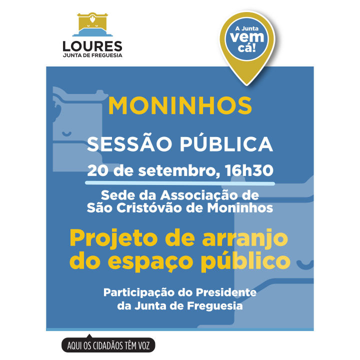 Sessão pública em Moninhos